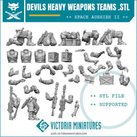 Devils Heavy Weapons Teams .STL Download