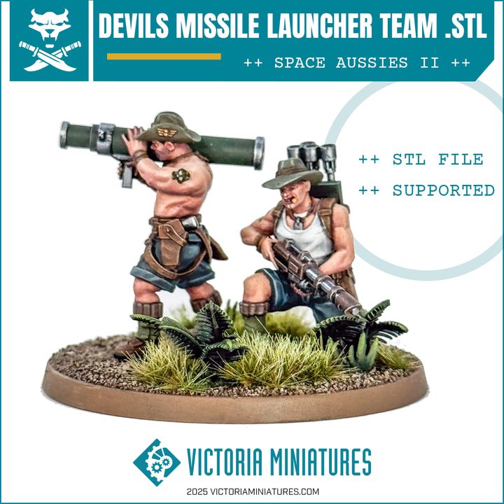 Devils missile Launcher Team .STL Download
