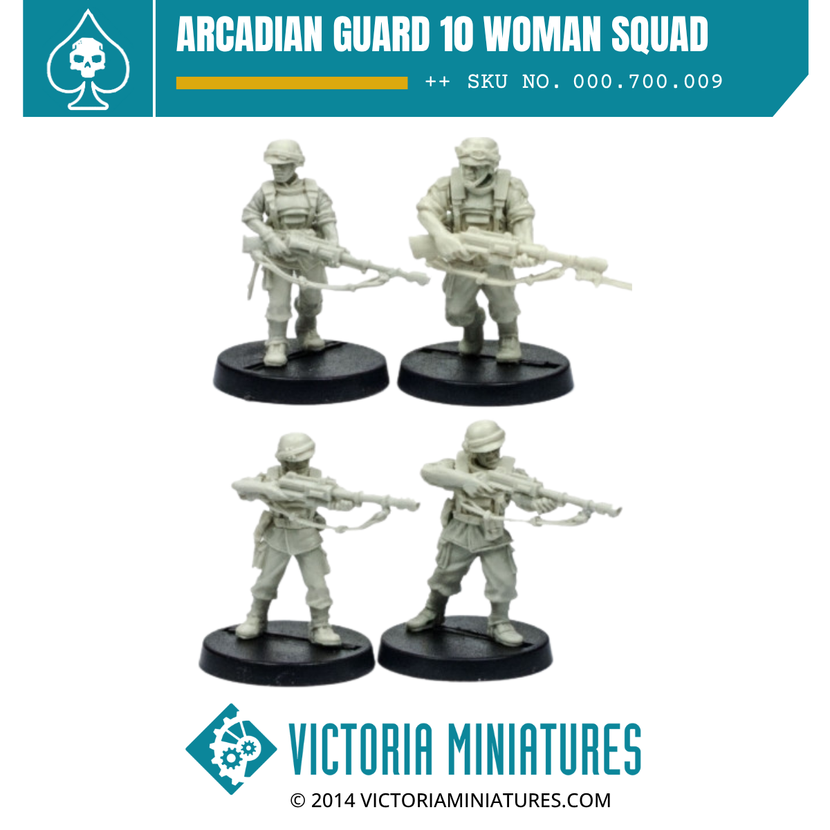 Arcadian Guard 10 Woman Squad.