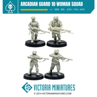 Arcadian Guard 10 Woman Squad.