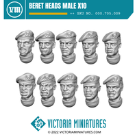 Beret Heads Male x10