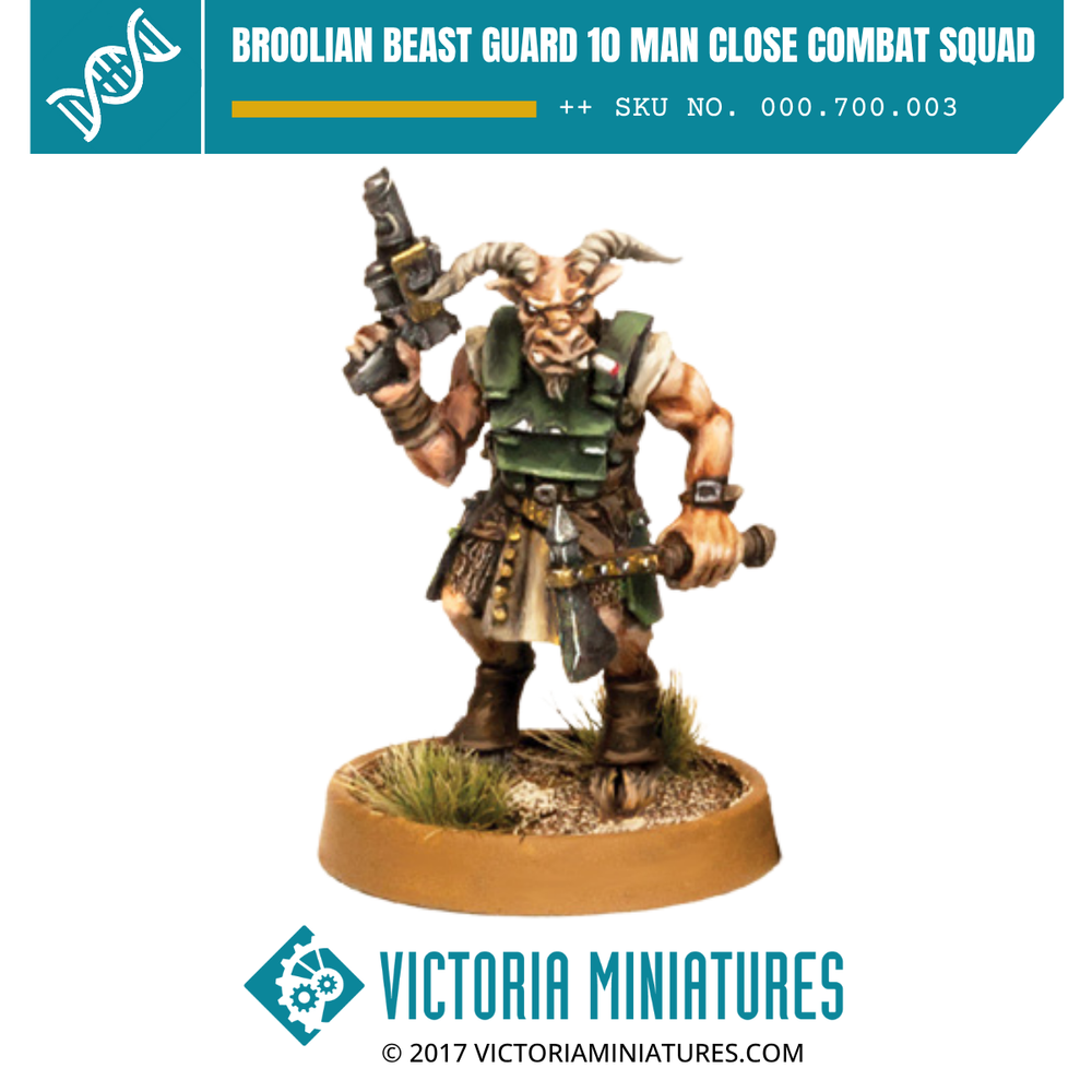 Broolian Beast Guard 10 Man Close Combat Squad.