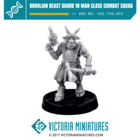 Broolian Beast Guard 10 Man Close Combat Squad.