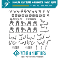 Broolian Beast Guard 10 Man Close Combat Squad.