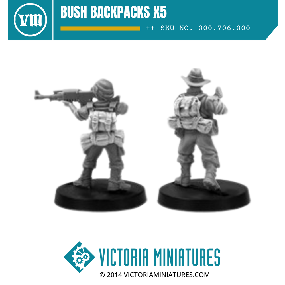 Bush backpacks x5