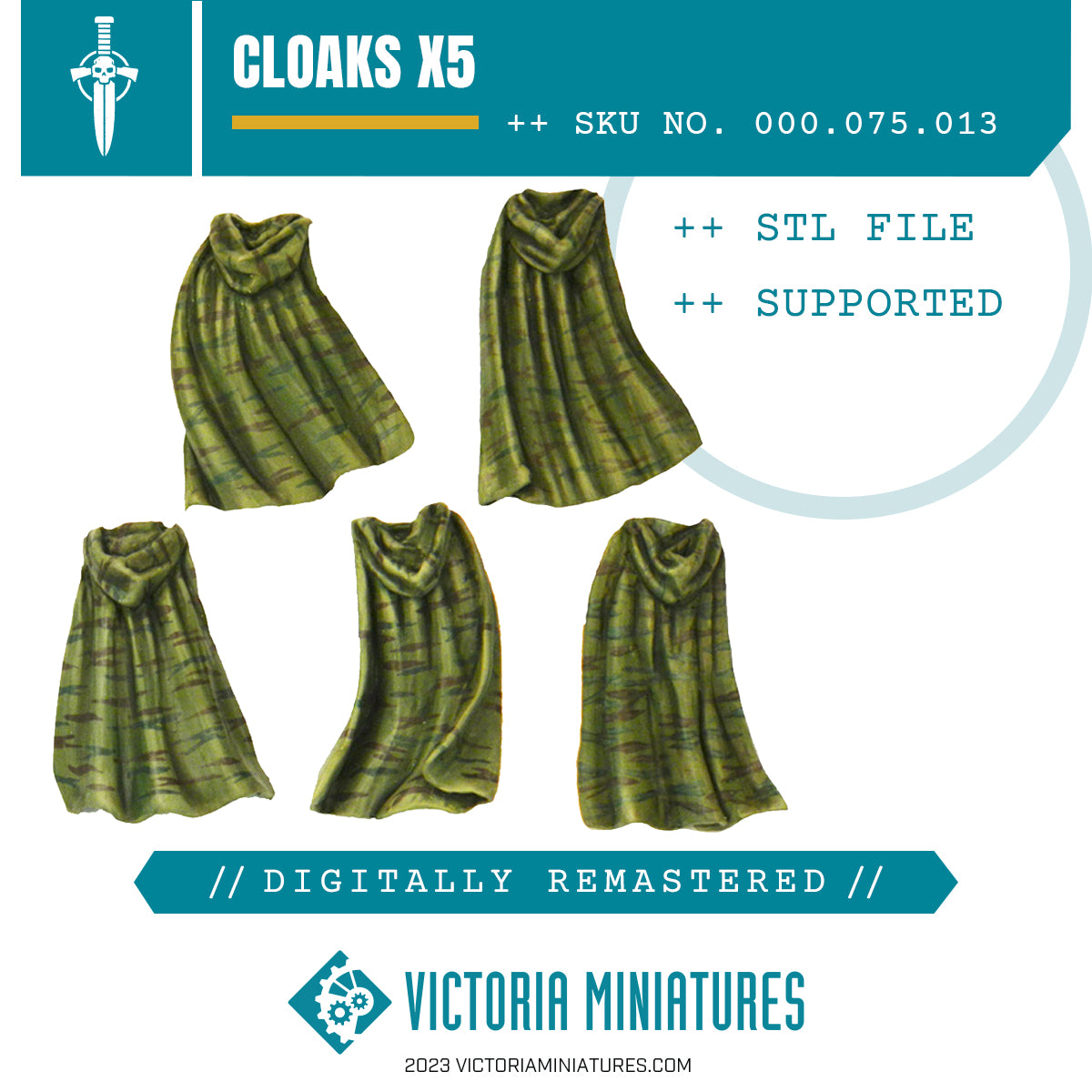 Cloaks x5 .STL Download