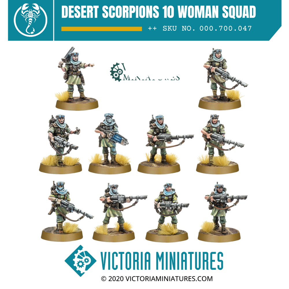 Desert Scorpions 10 Woman Squad