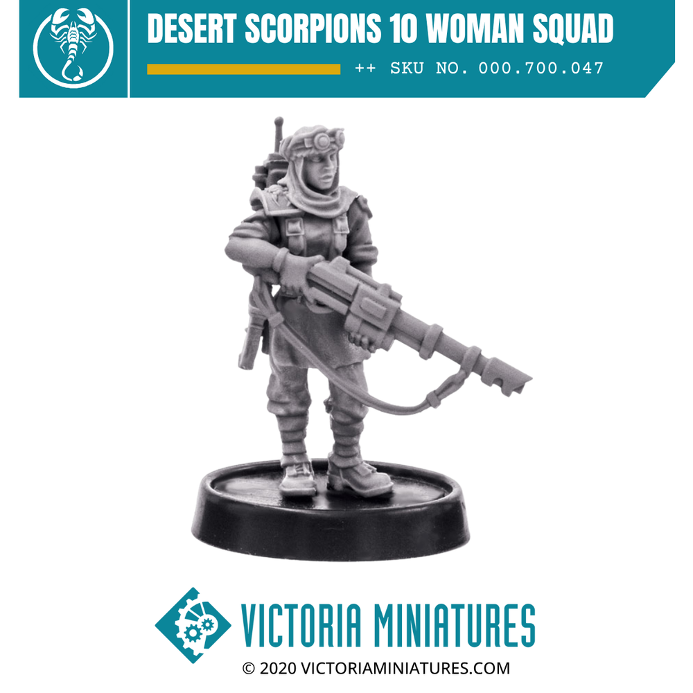 Desert Scorpions 10 Woman Squad