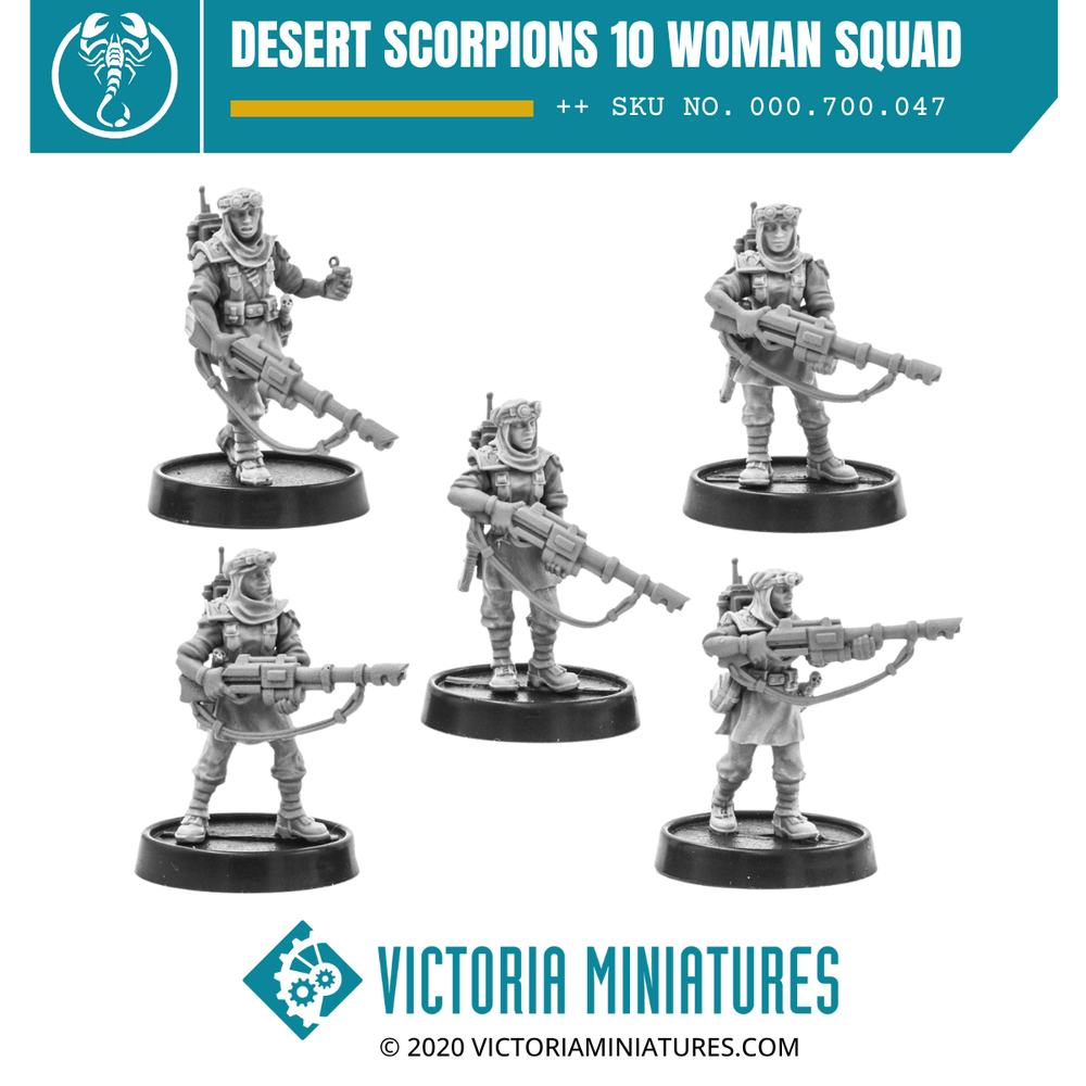 Desert Scorpions 10 Woman Squad