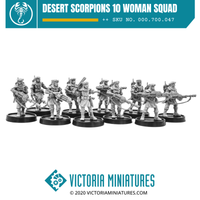 Desert Scorpions 10 Woman Squad