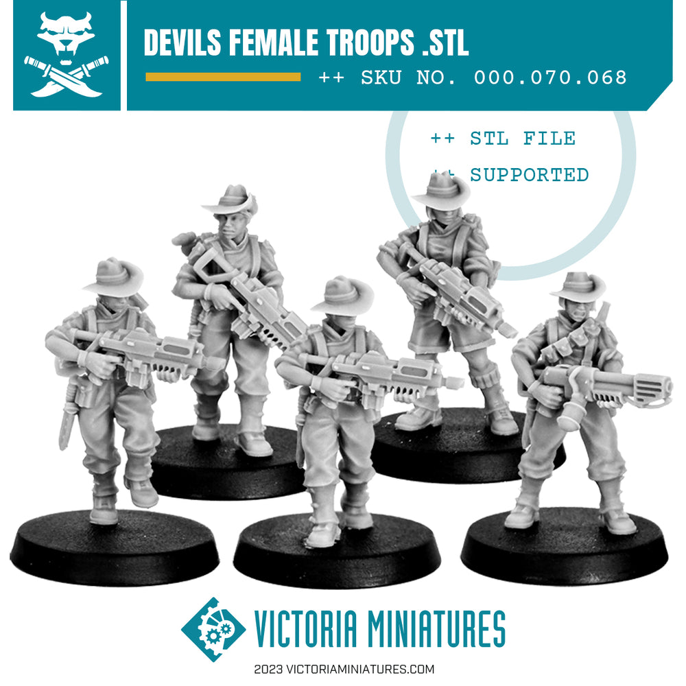 Devils Fem Troops Squad 4