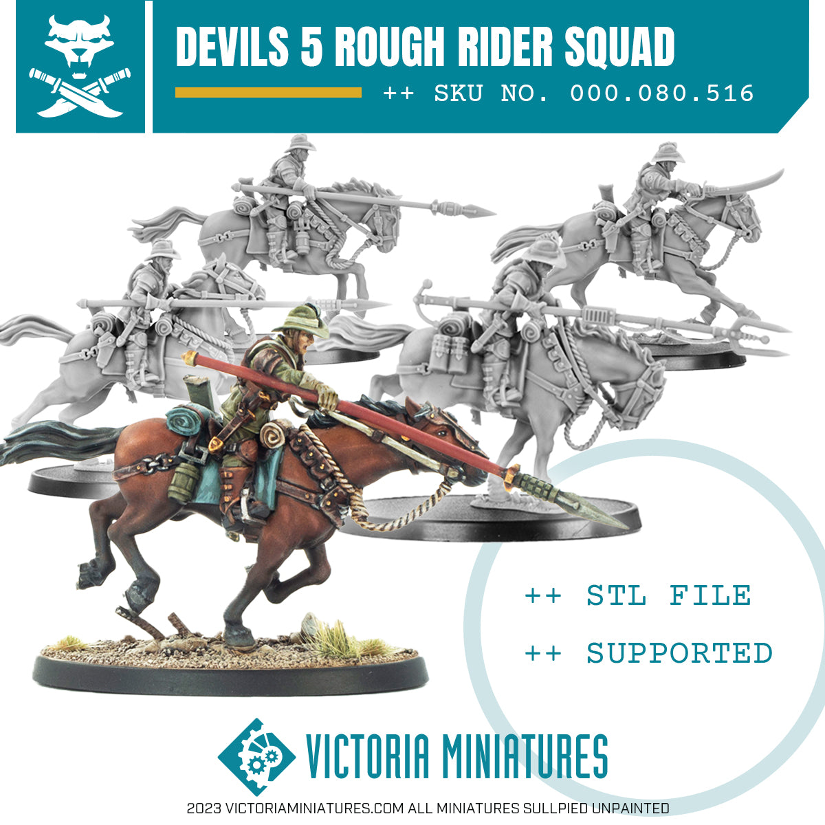 Van Diemen's World Devils Rough Rider Squad .STL Download
