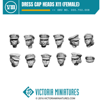 Dress Cap Heads x11 (Female)
