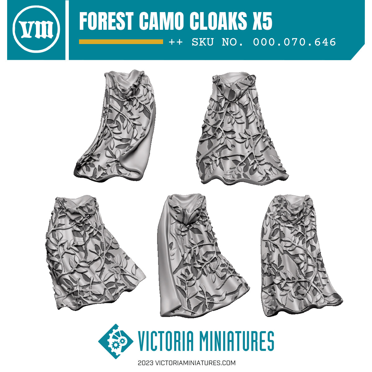 Forest Camo Cloaks x5