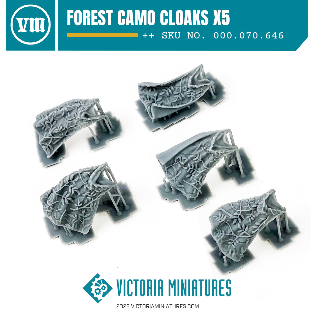 Forest Camo Cloaks x5