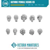 Guthrie Female Heads x5