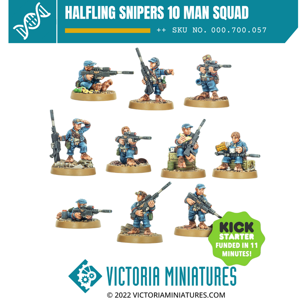 Halfling Snipers 10 Man Squad