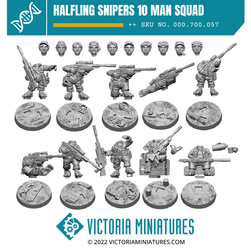 Halfling Snipers 10 Man Squad