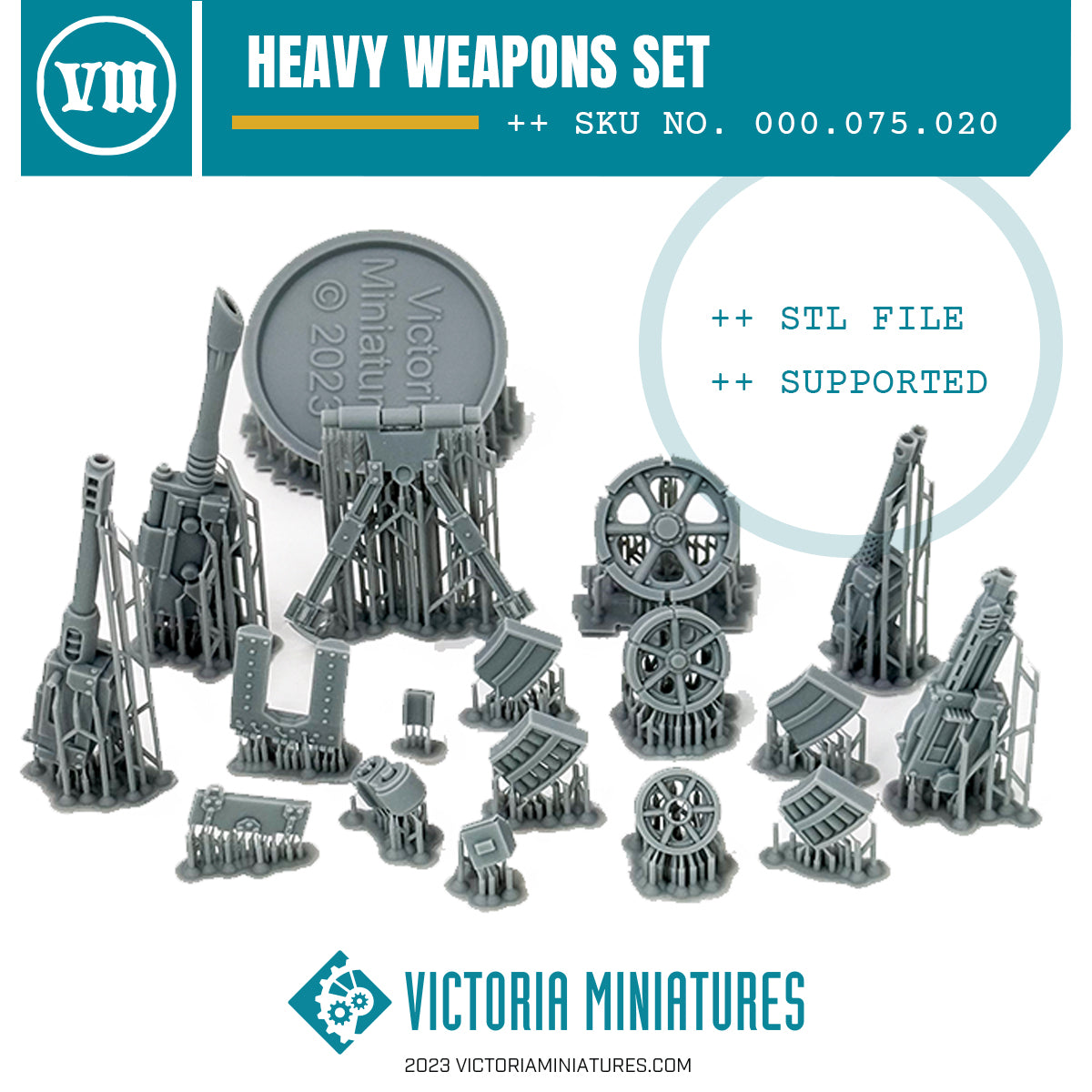 Heavy Weapon Set .STL Download