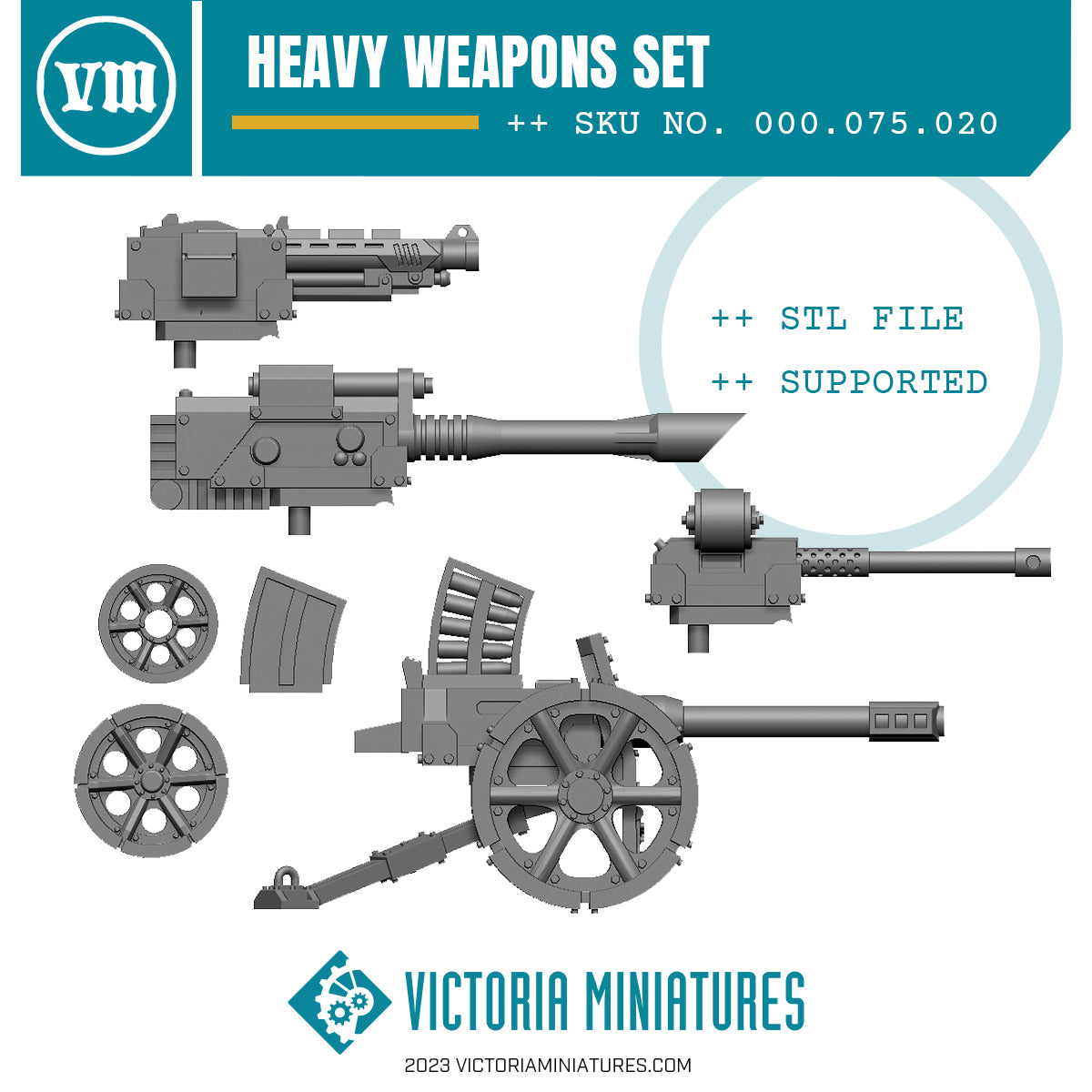 Heavy Weapon Set .STL Download