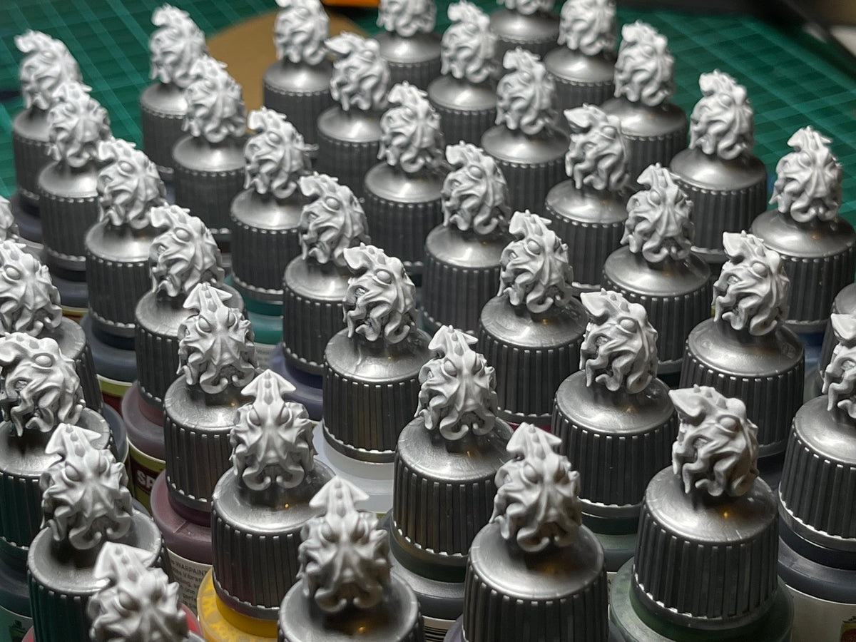 Kraken Paint Bottle Topper Swatch .STL