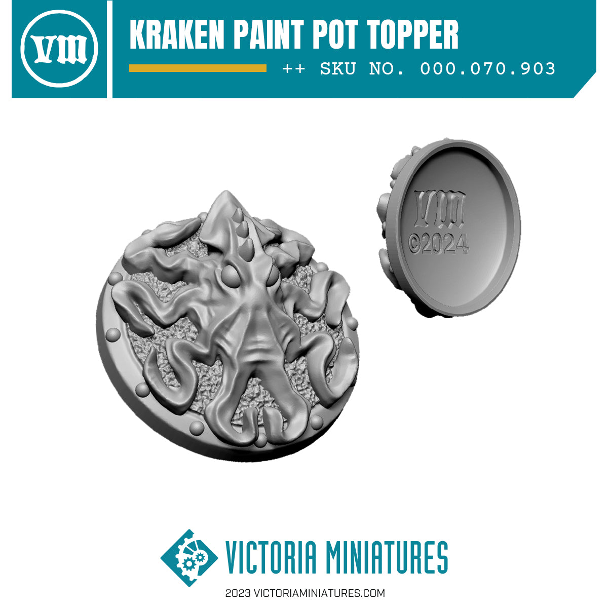 Kraken Paint Pot Topper Swatch x10