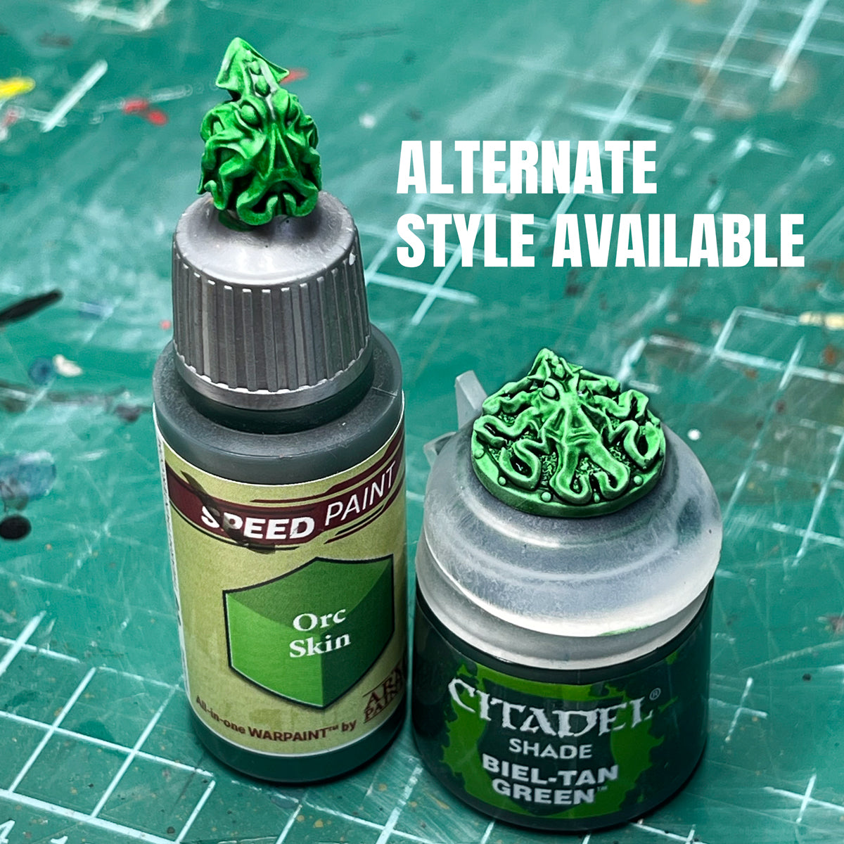 Kraken Paint Bottle Topper Swatch .STL