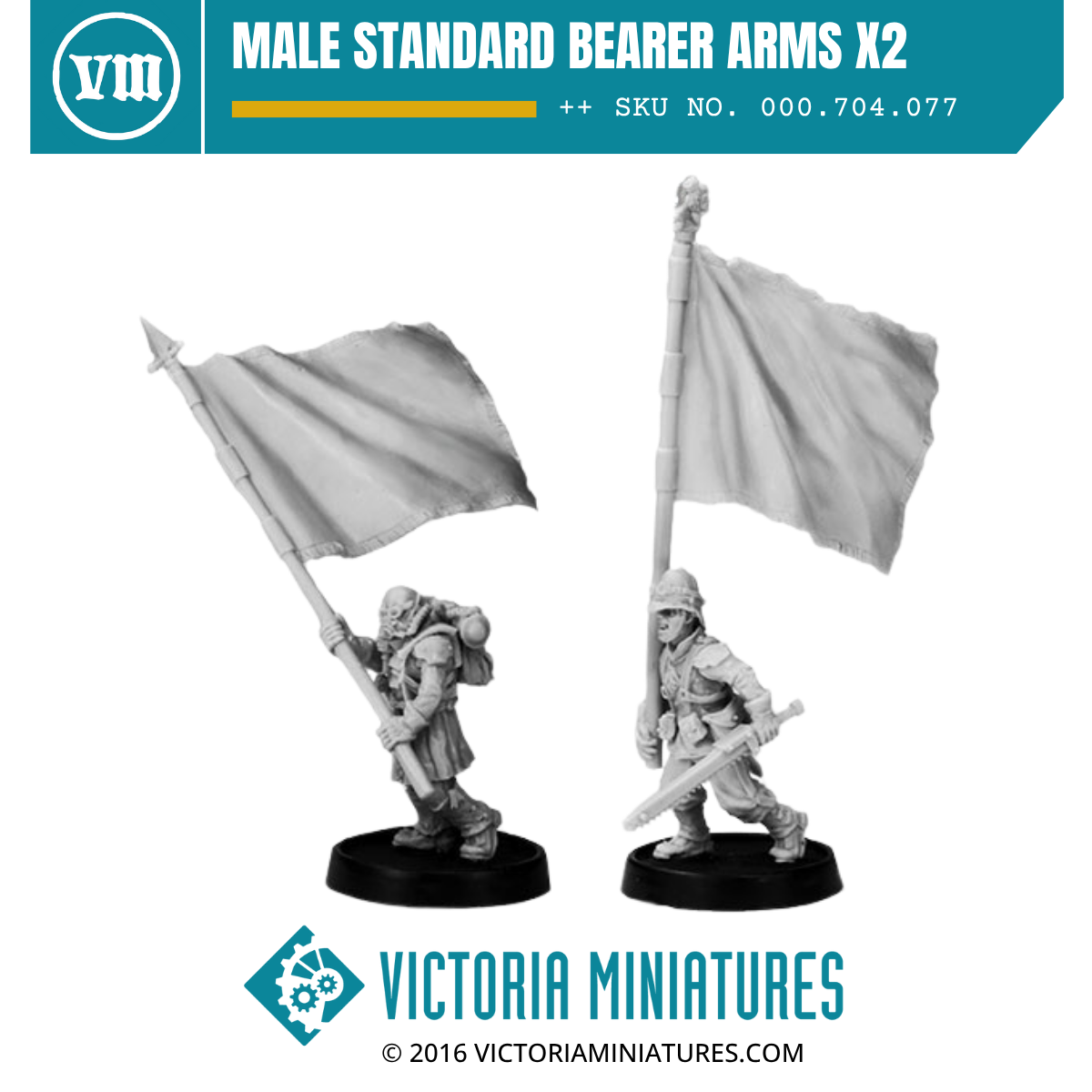 Male Standard Bearer Arms x2