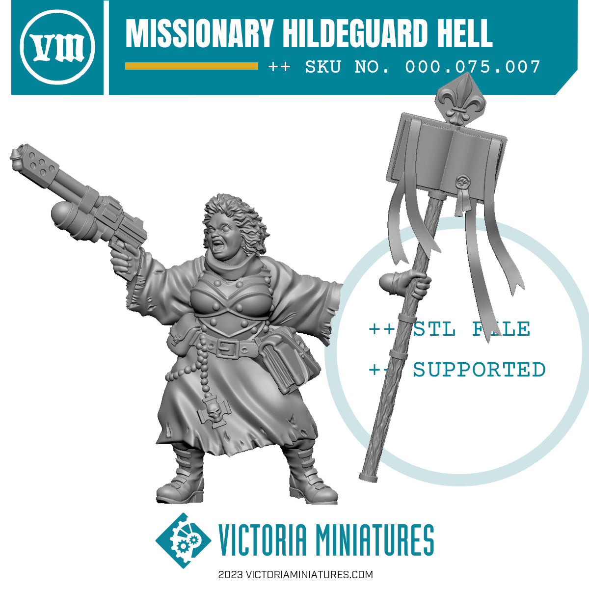 Missionary Hildeguard Hell .STL Download