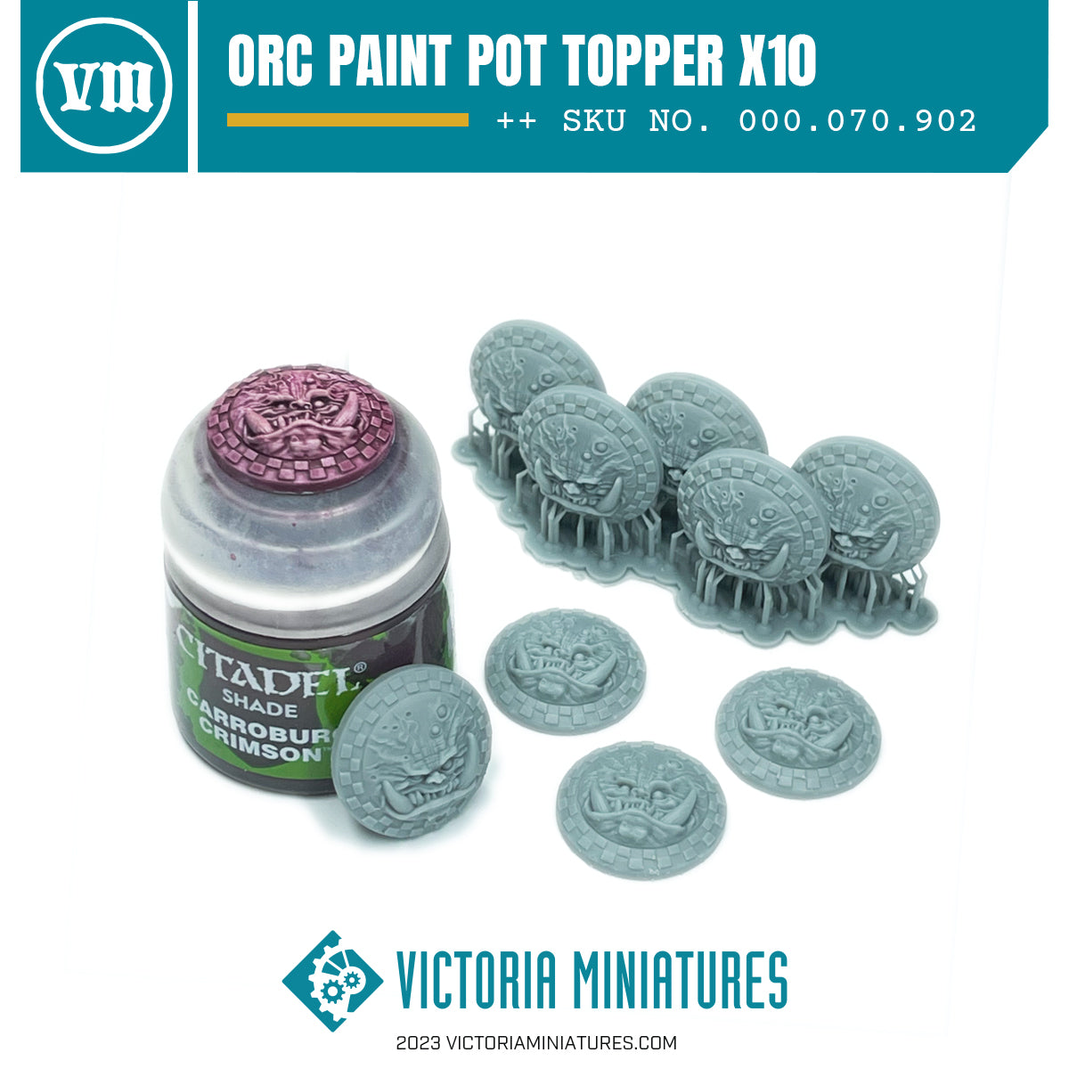 Orc Paint Pot Topper Swatch x10