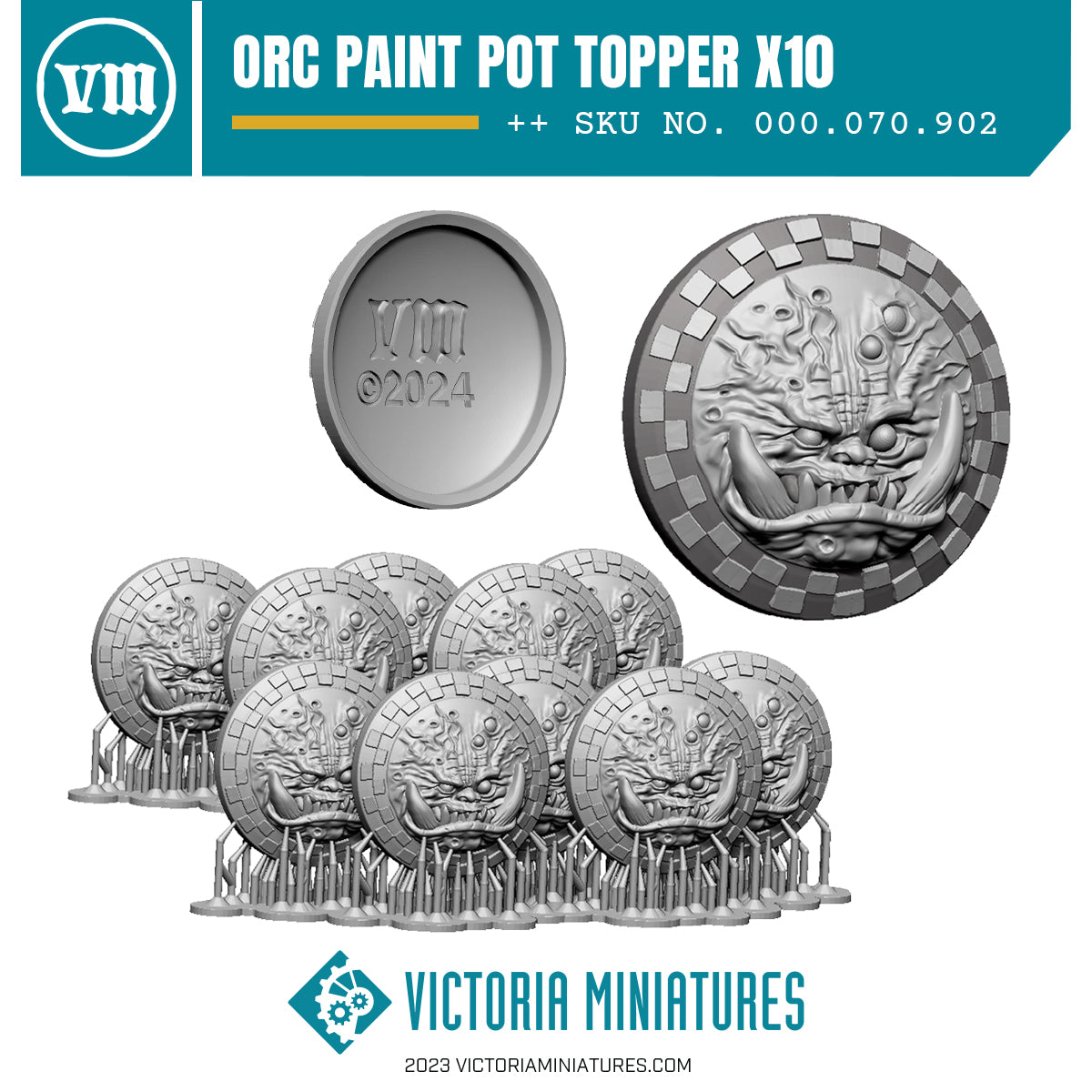 Orc Paint Pot Topper Swatch x10