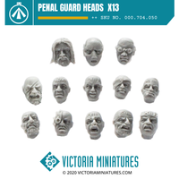 Penal Guard Heads  x13