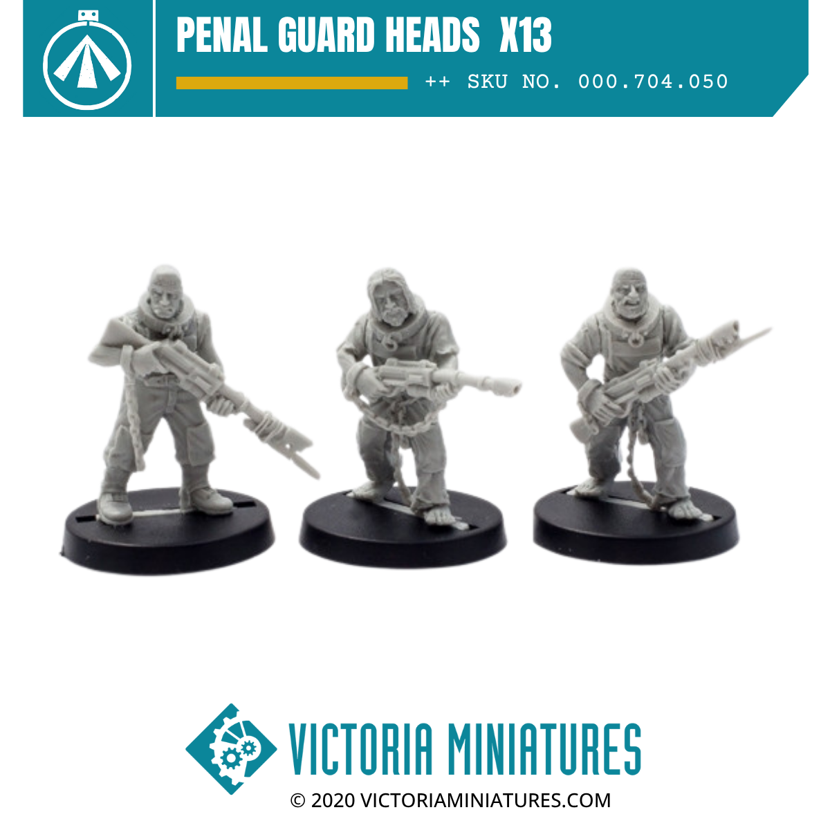 Penal Guard Heads  x13
