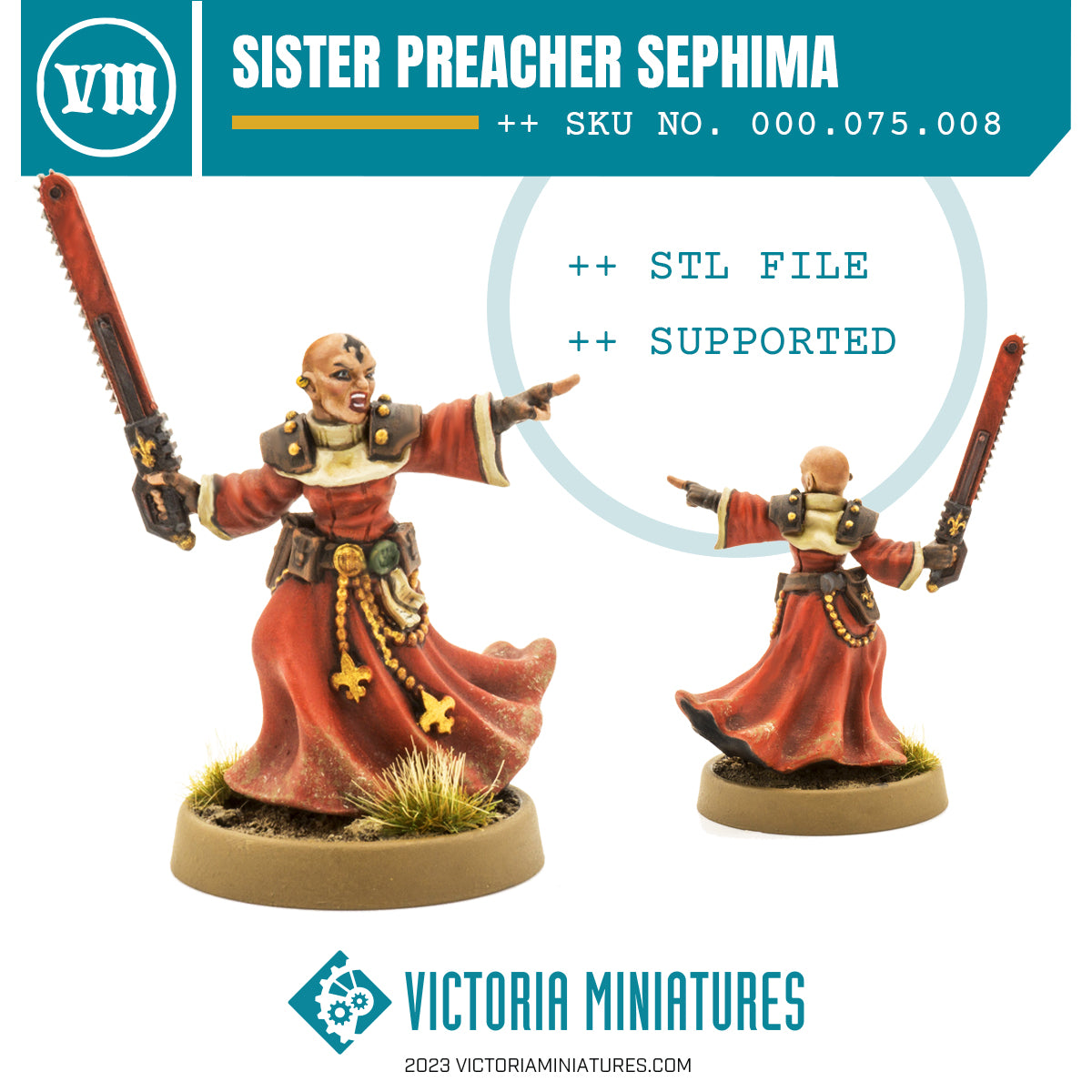 Sister Preacher Sephima .STL Download