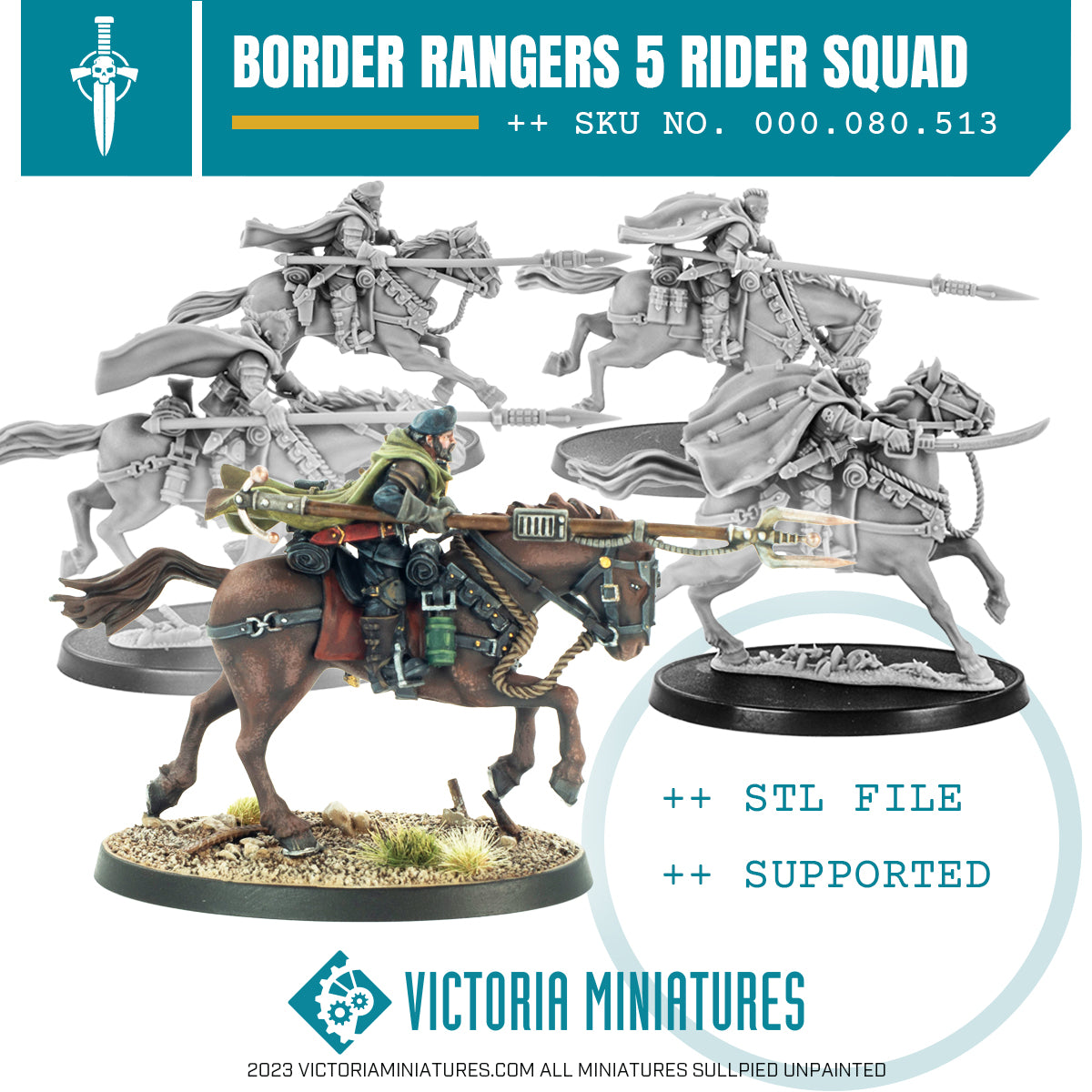 Border World Rangers Rough Rider Squad .STL Download