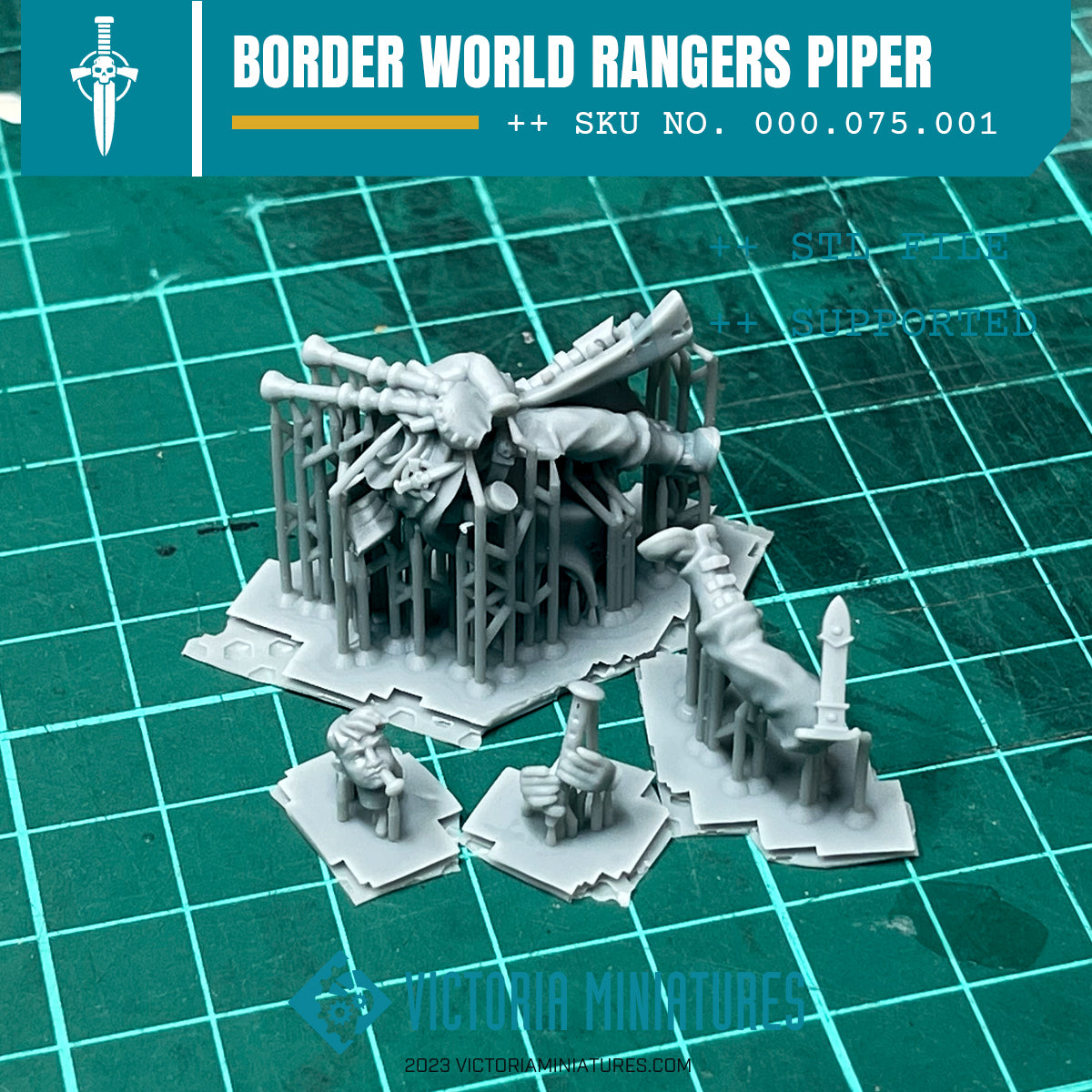 Border World Rangers Piper .STL Download