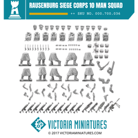 Rausenburg Siege Corps 10 Man Squad.