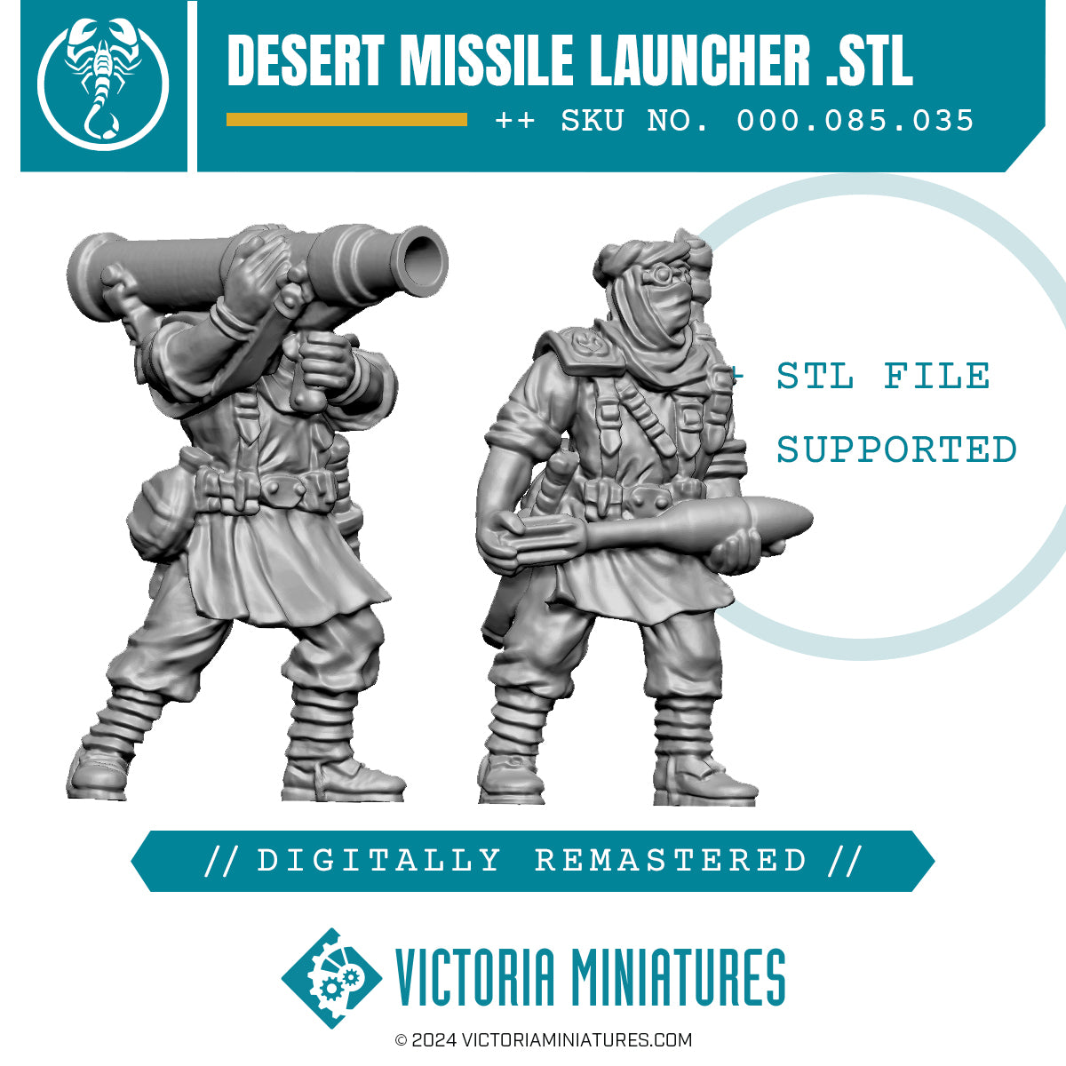 Desert Scorpions Missile Team .STL Download