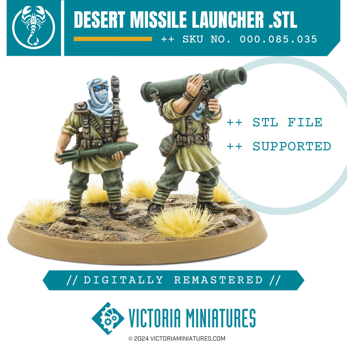 Desert Scorpions Missile Team .STL Download