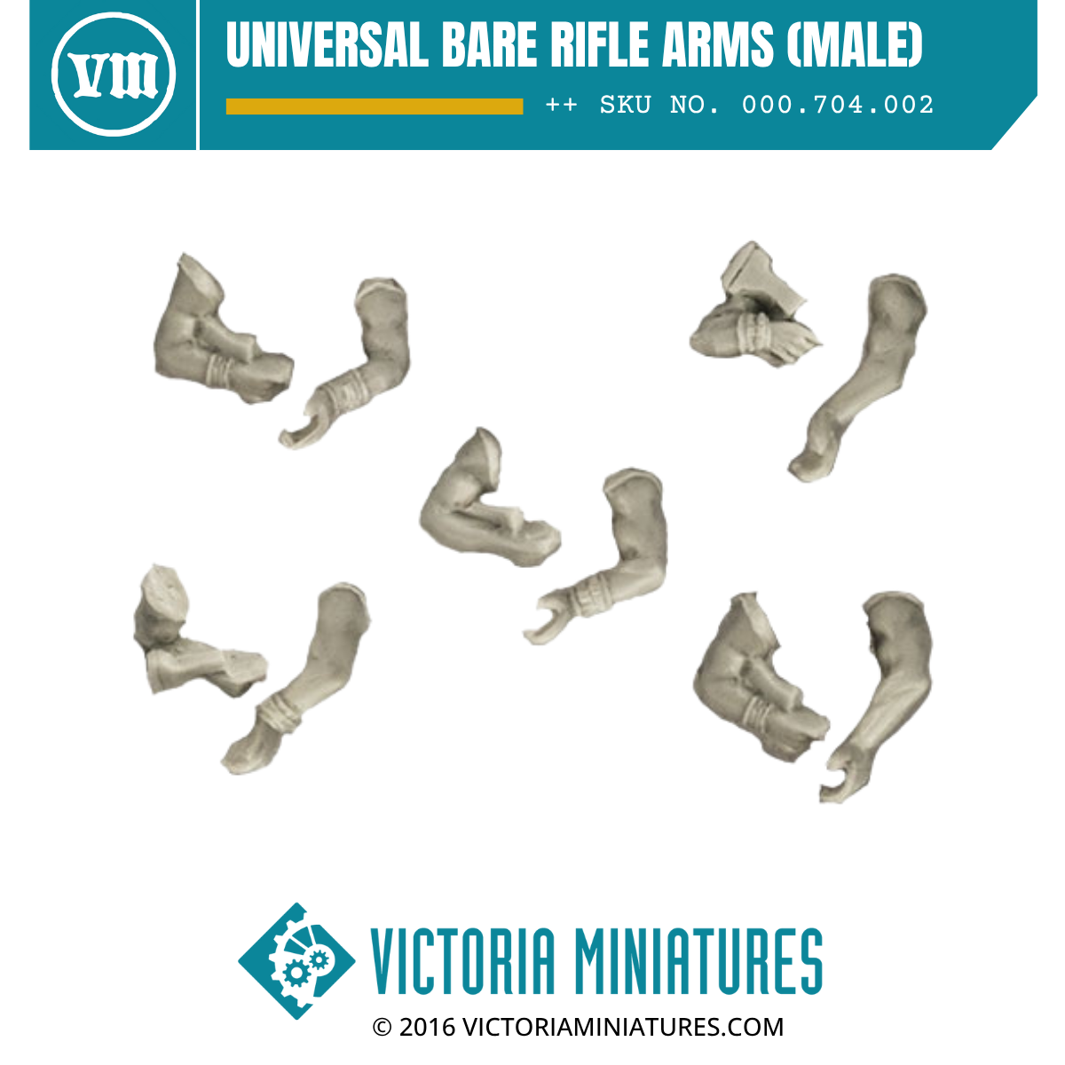 Universal Bare Rifle Arms (male)