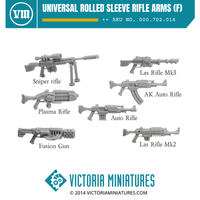Universal Rolled Sleeve Rifle Arms (female)