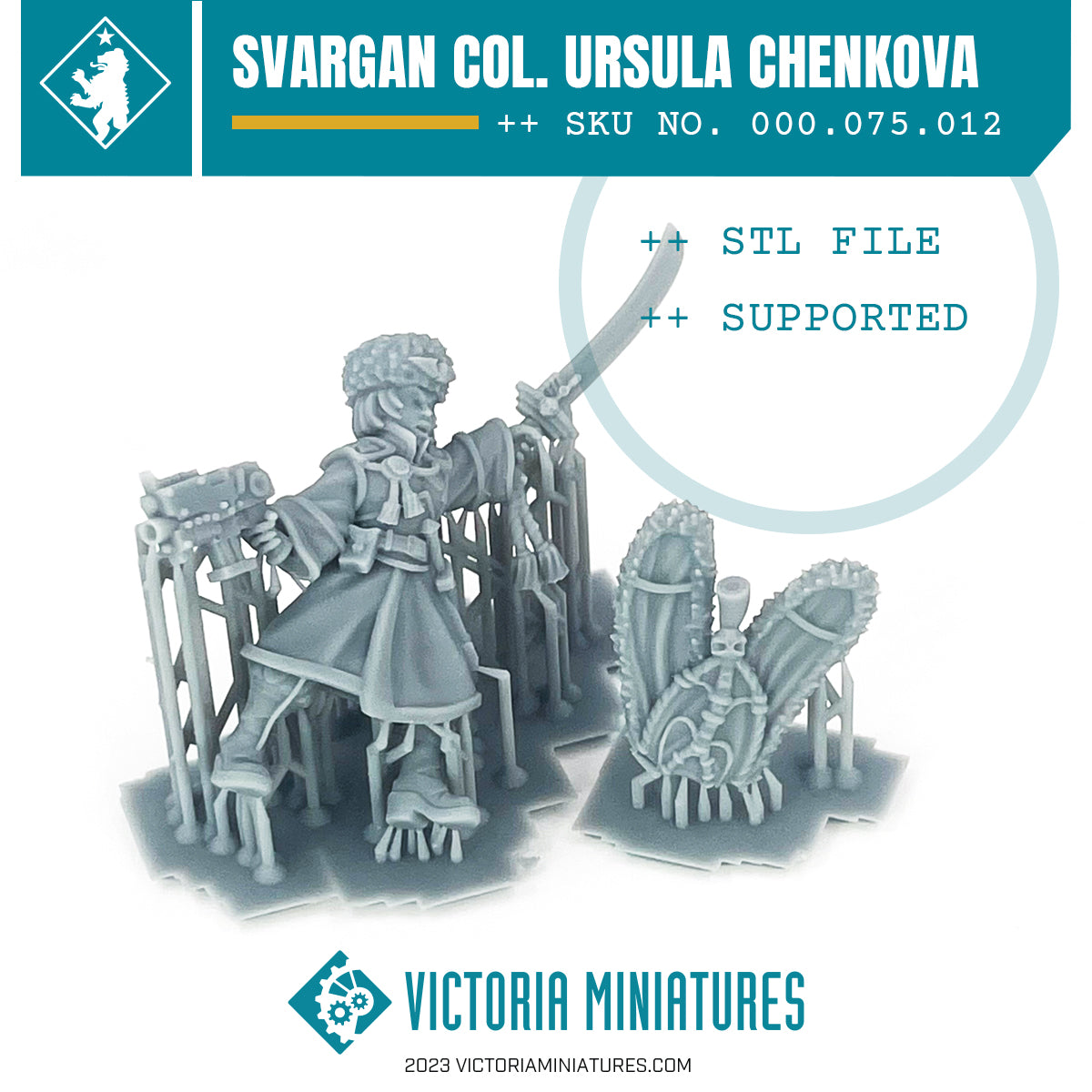 Ursula Chenkova Svargan Colonel .STL Download