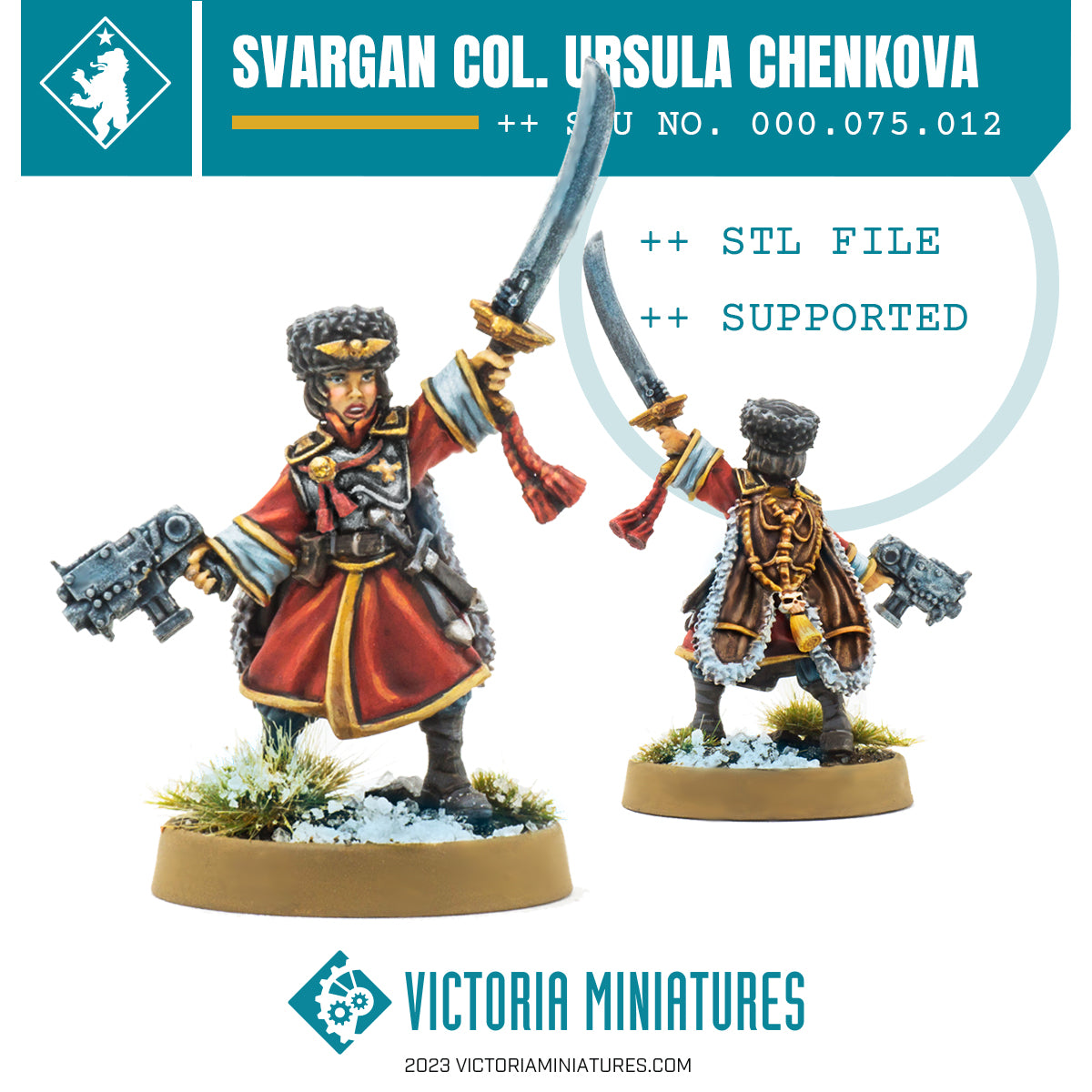 Ursula Chenkova Svargan Colonel .STL Download