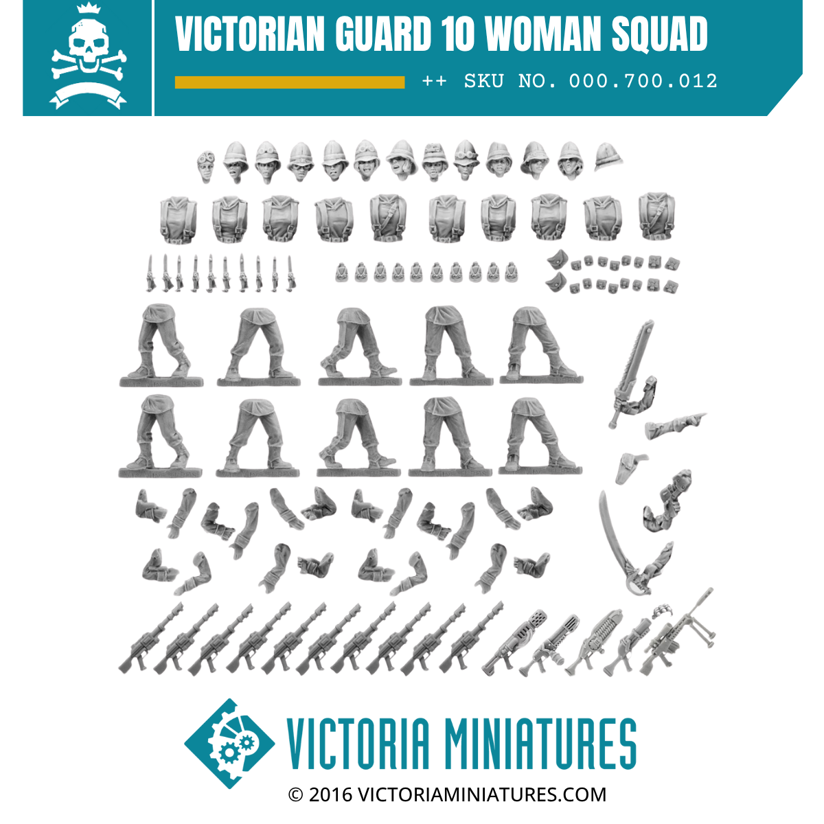 Victorian Guard 10 Woman Squad.