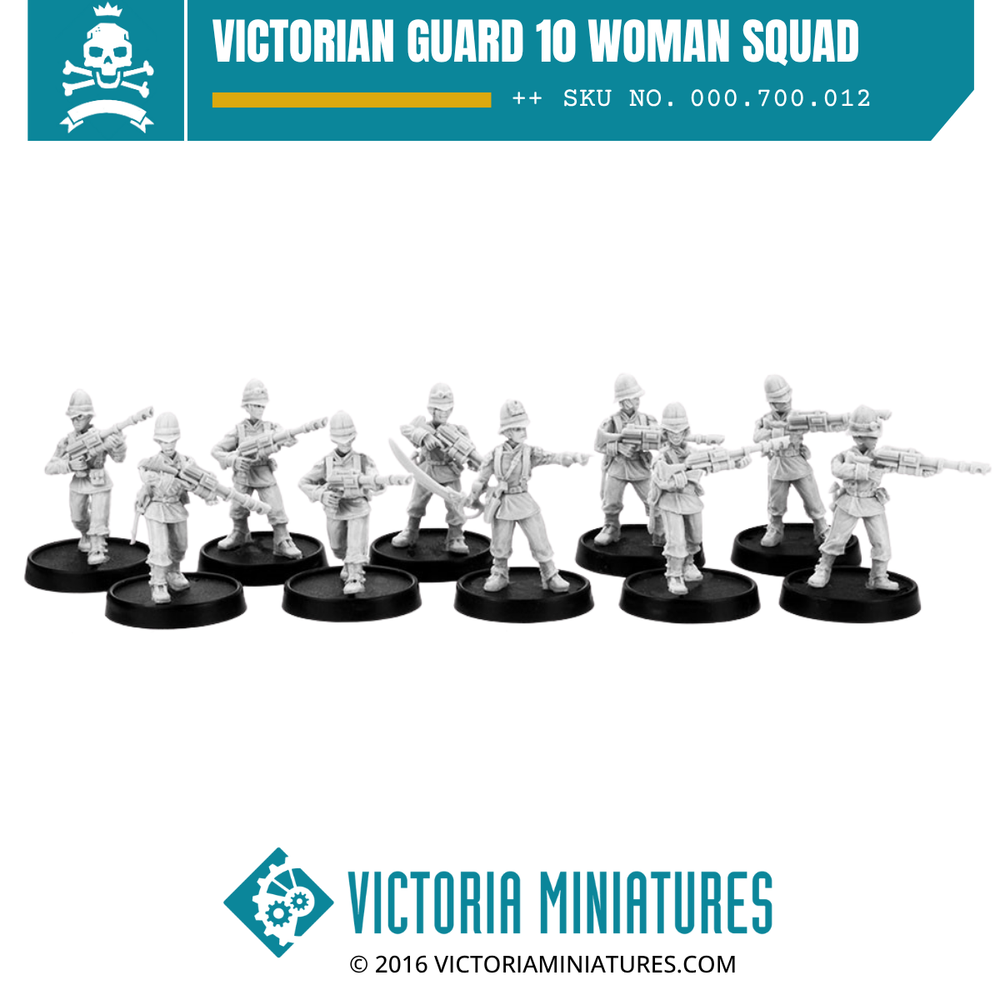 Victorian Guard 10 Woman Squad.