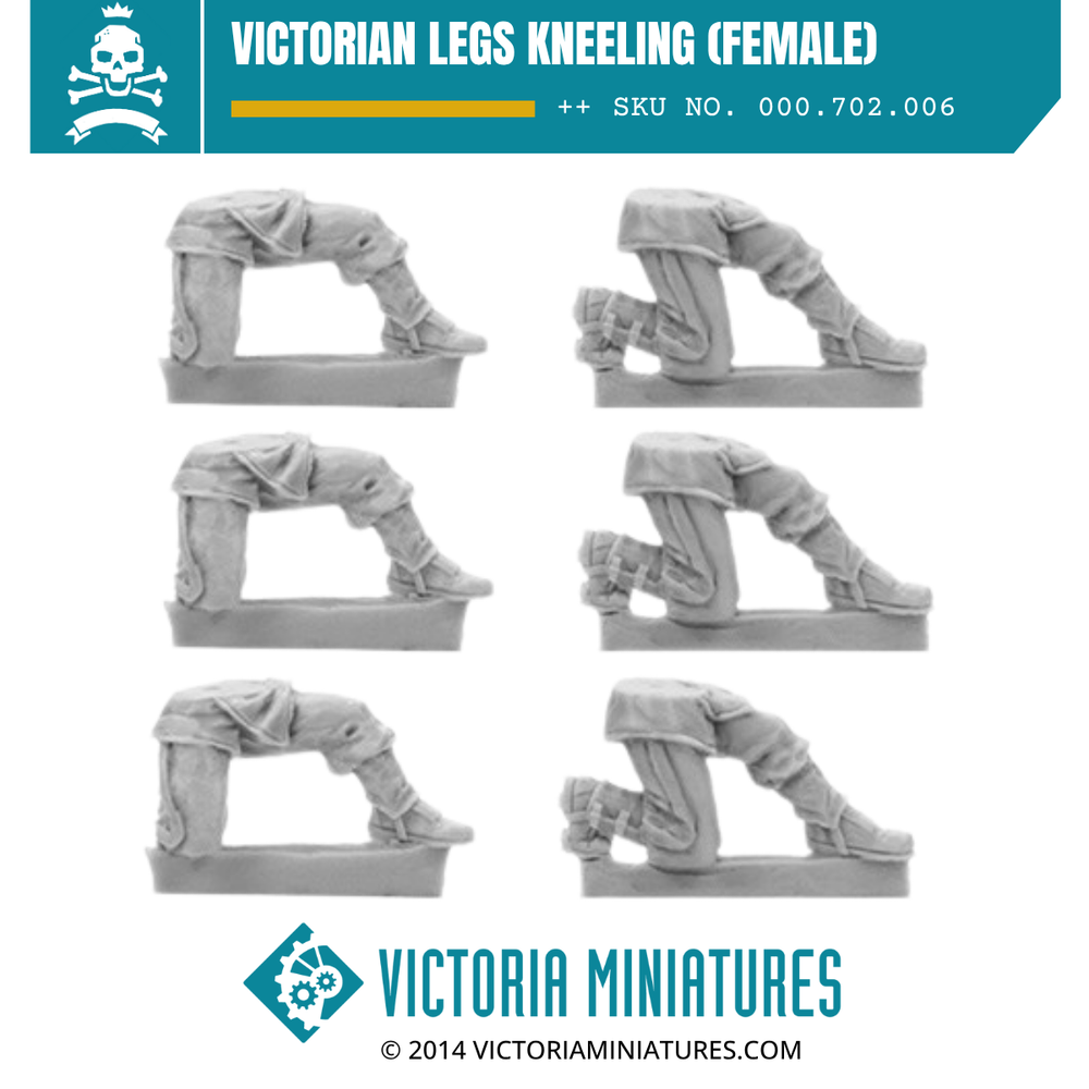 Victorian Legs Kneeling (female)