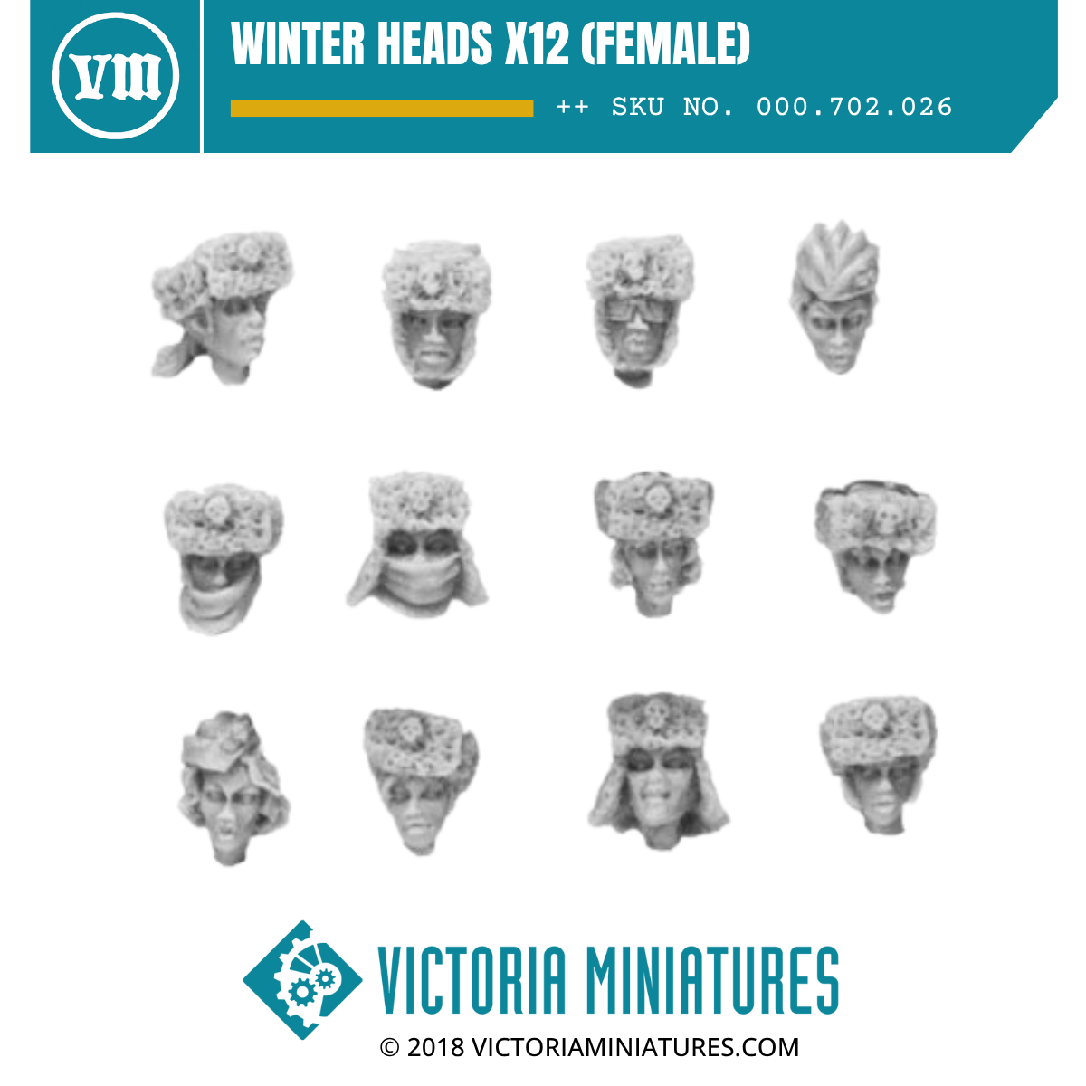 Winter Heads x12 (Female)