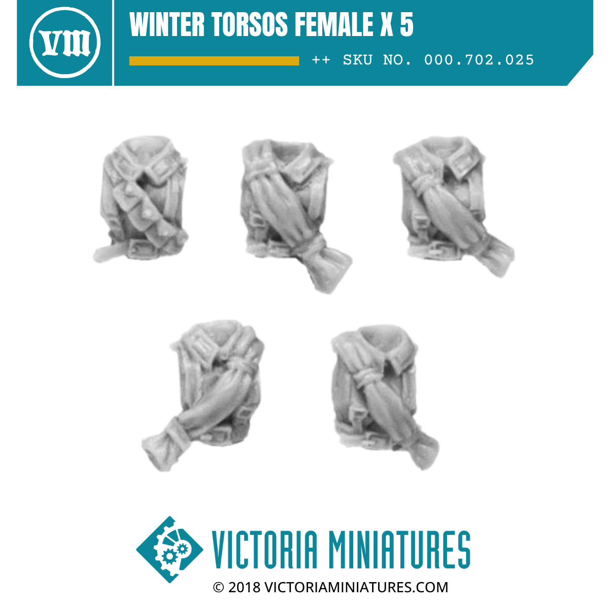 Winter Torsos Female x 5