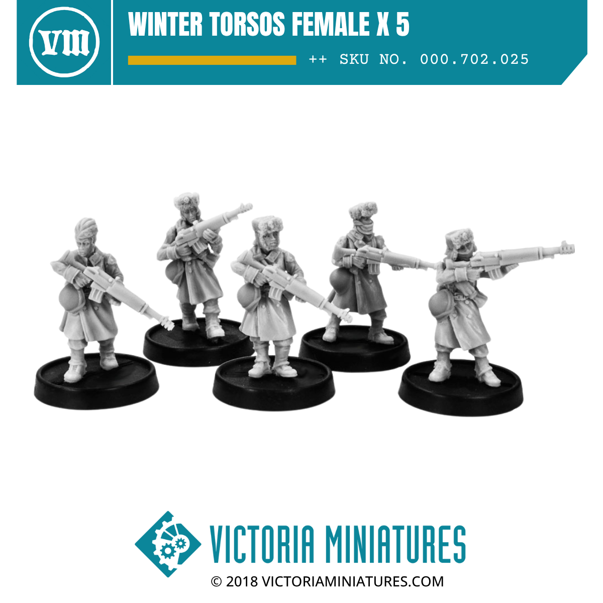 Winter Torsos Female x 5