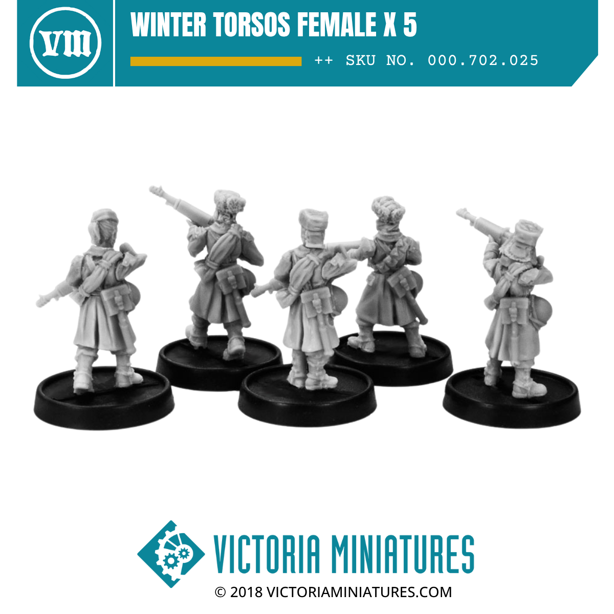 Winter Torsos Female x 5